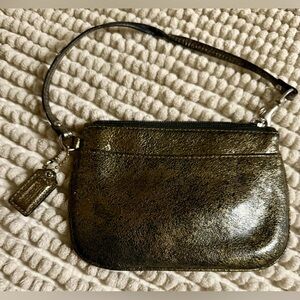 Metallic Coach Gold Women's Bag